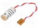 Batterie  Lithium  3V  2/3A,2/3R23,CR17335  1800mAh  Ø17x34,5mm