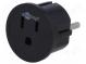 Adapter  Aus  JAPAN,USA  Stecker  mit Erdung  Farbe  schwarz