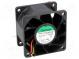 Lüfter  DC  axial  24VDC  60x60x38mm  96m3/h  56dBA  kugelförmig