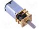 Motor  DC  mit Übersetzer  HP  6VDC  1,6A  Achse  D Schnitt