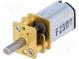 Motor  DC  mit Übersetzer  LP  6VDC  360mA  Achse  D Schnitt