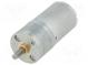 Motor  DC  mit Übersetzer  HP  6VDC  6,5A  Achse  D Schnitt