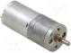 Motor  DC  mit Übersetzer  LP  6VDC  2,2A  Achse  D Schnitt