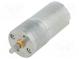 Motor  DC  mit Übersetzer  LP  6VDC  2,4A  Achse  D Schnitt