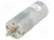 Motor  DC  mit Übersetzer  LP  6VDC  2,4A  Achse  D Schnitt