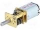 Motor  DC  mit Übersetzer  HP  6VDC  1,6A  Achse  D Schnitt