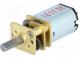 Motor  DC  mit Übersetzer  HP  6VDC  1,6A  Achse  D Schnitt