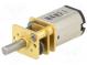 Motor  DC  mit Übersetzer  HPCB 12V  12VDC  750mA  Achse  D Schnitt