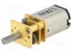 Motor  DC  mit Übersetzer  HPCB 12V  12VDC  750mA  Achse  D Schnitt