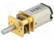 Motor  DC  mit Übersetzer  HPCB 12V  12VDC  750mA  Achse  D Schnitt