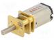 Motor  DC  mit Übersetzer  HPCB 12V  12VDC  750mA  Achse  D Schnitt