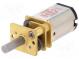 Motor  DC  mit Übersetzer  HPCB 12V  12VDC  750mA  Achse  D Schnitt