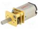 Motor  DC  mit Übersetzer  HPCB 12V  12VDC  750mA  Achse  D Schnitt