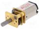 Motor  DC  mit Übersetzer  HPCB 12V  12VDC  750mA  Achse  D Schnitt