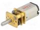 Motor  DC  mit Übersetzer  HPCB 12V  12VDC  750mA  Achse  D Schnitt