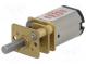 Motor  DC  mit Übersetzer  HPCB 6V  6VDC  1,5A  Achse  D Schnitt