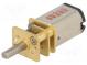 Motor  DC  mit Übersetzer  HPCB  6VDC  1,5A  Achse  D Schnitt