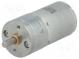 Motor  DC  mit Übersetzer  LP  12VDC  1,1A  Achse  D Schnitt