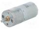 Motor  DC  mit Übersetzer  LP  12VDC  1,1A  Achse  D Schnitt