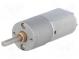 Motor  DC  mit Übersetzer  POLOLU 20D  6VDC  3,2A  Achse  D Schnitt