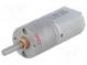 Motor  DC  mit Übersetzer  POLOLU 20D  6VDC  3,2A  Achse  D Schnitt