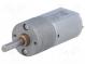 Motor  DC  mit Übersetzer  12VDC  1,6A  Achse  D Schnitt  Achse  4mm