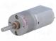 Motor  DC  mit Übersetzer  12VDC  1,6A  Achse  D Schnitt  Achse  4mm