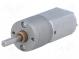 Motor  DC  mit Übersetzer  12VDC  1,6A  Achse  D Schnitt  Achse  4mm