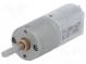 Motor  DC  mit Übersetzer  12VDC  1,6A  Achse  D Schnitt  Achse  4mm