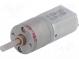 Motor  DC  mit Übersetzer  12VDC  1,6A  Achse  D Schnitt  Achse  4mm