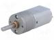 Motor  DC  mit Übersetzer  12VDC  1,6A  Achse  D Schnitt  Achse  4mm