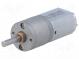Motor  DC  mit Übersetzer  12VDC  1,6A  Achse  D Schnitt  Achse  4mm