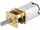 Motor  DC  mit Übersetzer  HP  6VDC  1,6A  Achse  D Schnitt