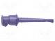 Messgreifer  Haken  5A  60VDC  violett  2,29mm  30VAC  L  59,69mm