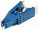 Messclip  SOIC  PIN 8  blau  Reihen- Abst 10,92/6,6mm  vergoldet