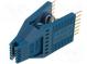 Messclip  SOIC  PIN 14  blau  Reihen- Abst 19,18/10,41mm