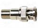 Adapter  -40÷65°C  BNC männlich,F-Buchse  75Ω  31mm  gerade