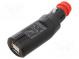 KFZ-Netzteil / Buchse  USB-A-Buchse x2  5A  Sp.Strom  12÷24VDC