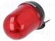 Signalgeber  Licht  Blitzlicht,Dauerlicht  rot  Q125L  10÷30VDC