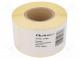 Etikett  weiss  Zeichenfarbe  schwarz  QOLTEC-51887