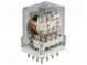 Relais  elektromagnetisch  4PDT  USpule  12VDC  10A/250VAC  20A