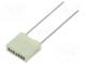 Kondensator  Polyester  2,2nF  200VAC  400VDC  Rastermaß  5mm  ±5%