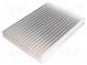 Radiator  geprägt  gerippt  L 200mm  W 150mm  H 25mm  Aluminium
