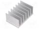 Radiator  geprägt  gerippt  natürlich  L 50mm  W 78mm  H 35mm