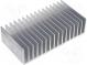 Radiator  geprägt  gerippt  L 100mm  W 190,5mm  H 50mm  Aluminium