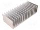 Radiator  geprägt  gerippt  L 80mm  W 190,5mm  H 50mm  Aluminium
