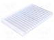 Radiator  geprägt  gerippt  L 100mm  W 150mm  H 15mm  2,1K/W