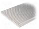 Radiator  geprägt  gerippt  L 1195mm  W 150mm  H 15mm  Aluminium