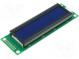 Display  LCD  alphanumerisch  STN Negative  20x2  blau  LED  PIN 16