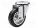 Transportrad  Ø  80mm  W  25mm  H  107mm  Drehrad  Bel.dyn  650N  61kg